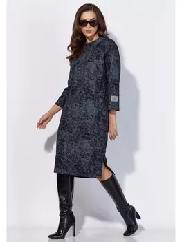 Платье 1314 темный графит