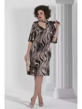 Платье 1329 бежевый