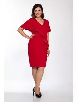 Платье 1343 красный