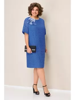 Платье 1354 васильково-синий