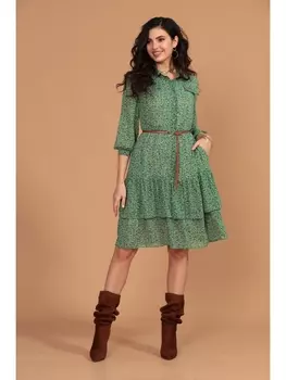 Платье 1422 зеленый