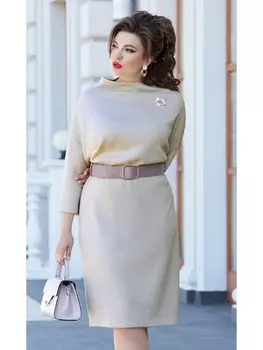 Платье 14273/1 бежевый