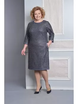 Платье 1427-серый