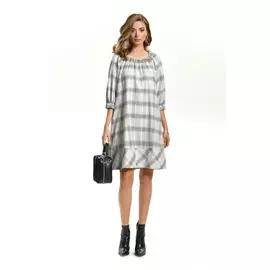 Платье 1431 крупная клетка