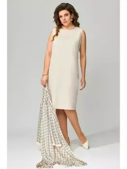 Платье 1452 бежевый