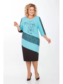 Платье 1455 бирюза