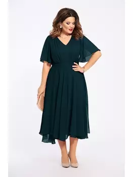 Платье 1455 изумруд