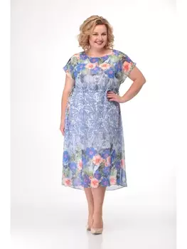 Платье 1455 маки