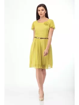 Платье 145 оливковые тона