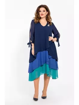 Платье 1461 синий