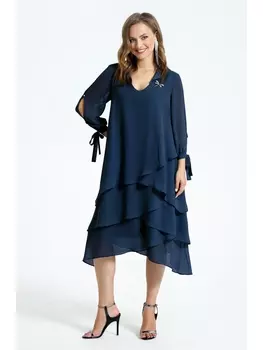 Платье 1461 темно-синий