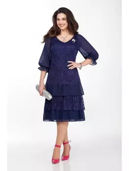 Платье 1464 синий