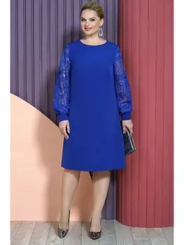Платье 1489 синий