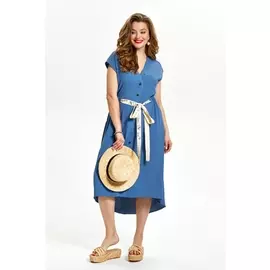 Платье 1491 синий