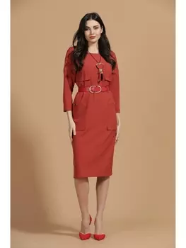 Платье 1513 терракот