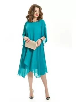 Платье 1551 бирюза