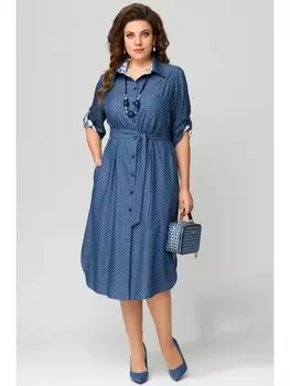 Платье 1551 синий