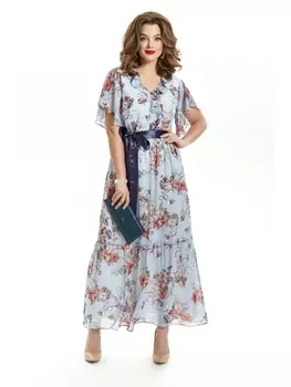 Платье 1555 голубой