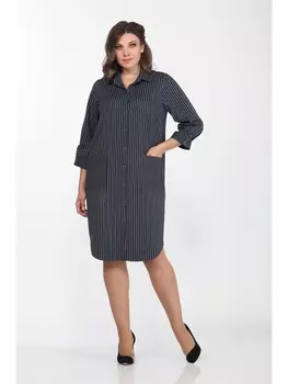 Платье 1559/1 т.синий