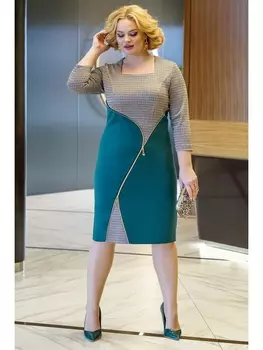 Платье 1574 изумруд