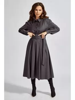 Платье 1577 стальной