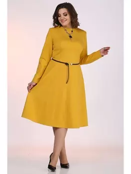 Платье 1583 горчица