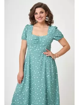 Платье 1612 бирюзовое