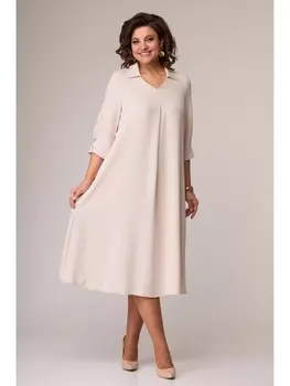 Платье 1629 бежевый