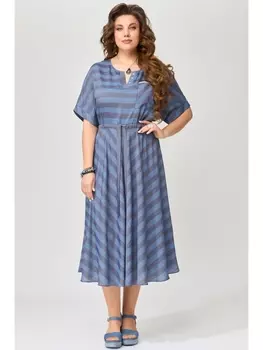 Платье 1631 синий