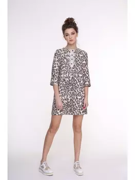 Платье 1671 леопард