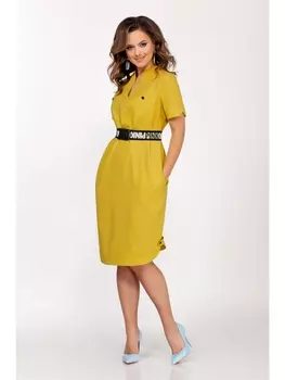 Платье 1692 горчица