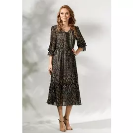 Платье 1708 черные тона
