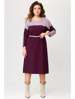 Платье 1743 бордово-розовый