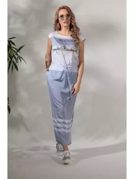 Платье 1755 голубой