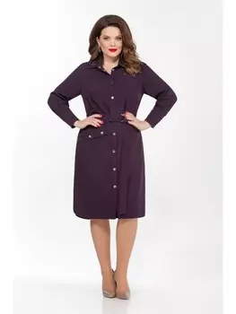 Платье 1819 баклажан