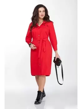 Платье 1819 красный