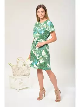 Платье 1819 - зеленые тона