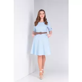 Платье 1822 голубой