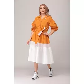 Платье 1837-оранжевый