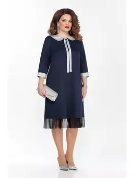 Платье 1842 темно-синий