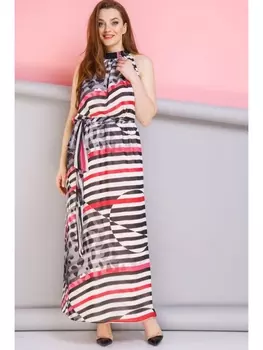 Платье 196-розовая полоска