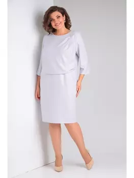 Платье 1-006 серебристый