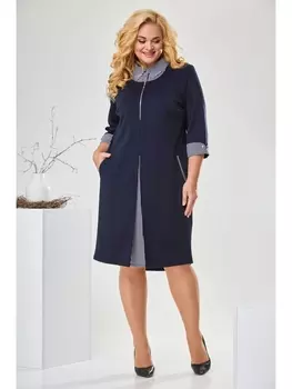 Платье 1-009 синий