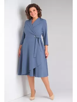 Платье 1-015 светлый джинс