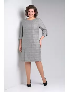 Платье 1-017 светлая клетка