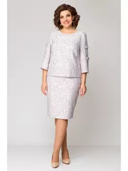 Платье 1-029 серебро