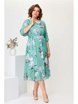 Платье 1-031 бирюзовый