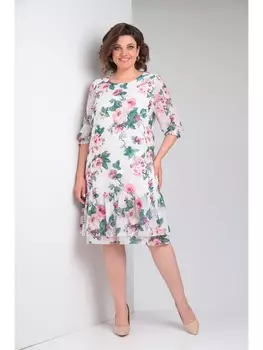 Платье 1-043 белый