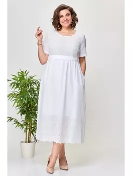 Платье 1-045 белый