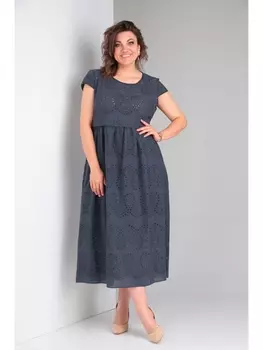 Платье 1-045 синий